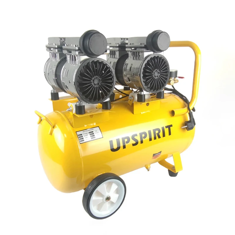 2026 Industrial grade large silent high pressure 30l 50l 100l oil-free air compressor