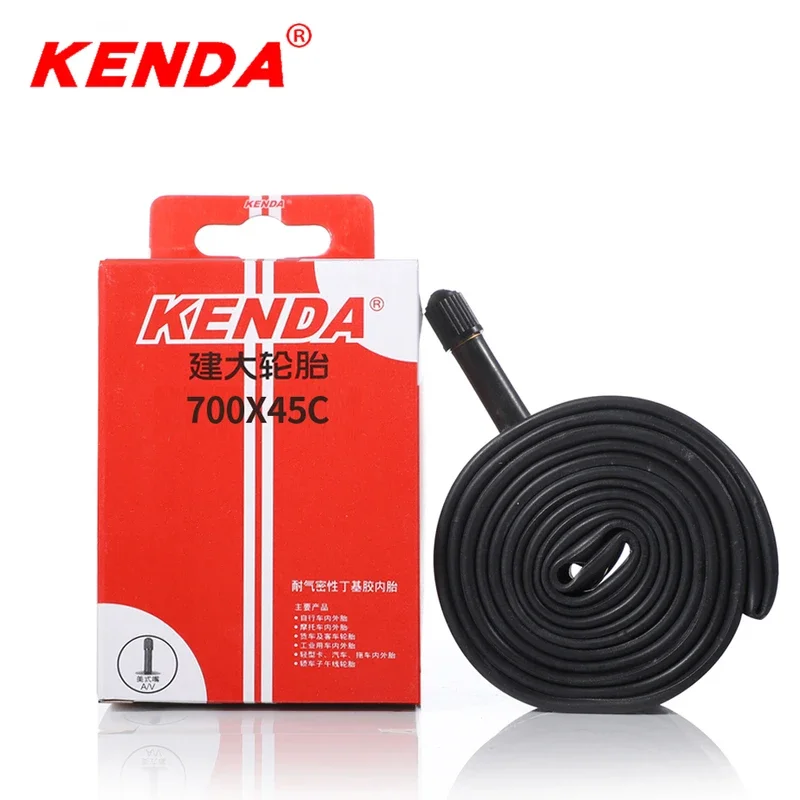 KENDA bicycle inner tube 700Cx45C Schrader valve 48L road bike tubes tire chambre air ultralight high quality Butyl rubber tube