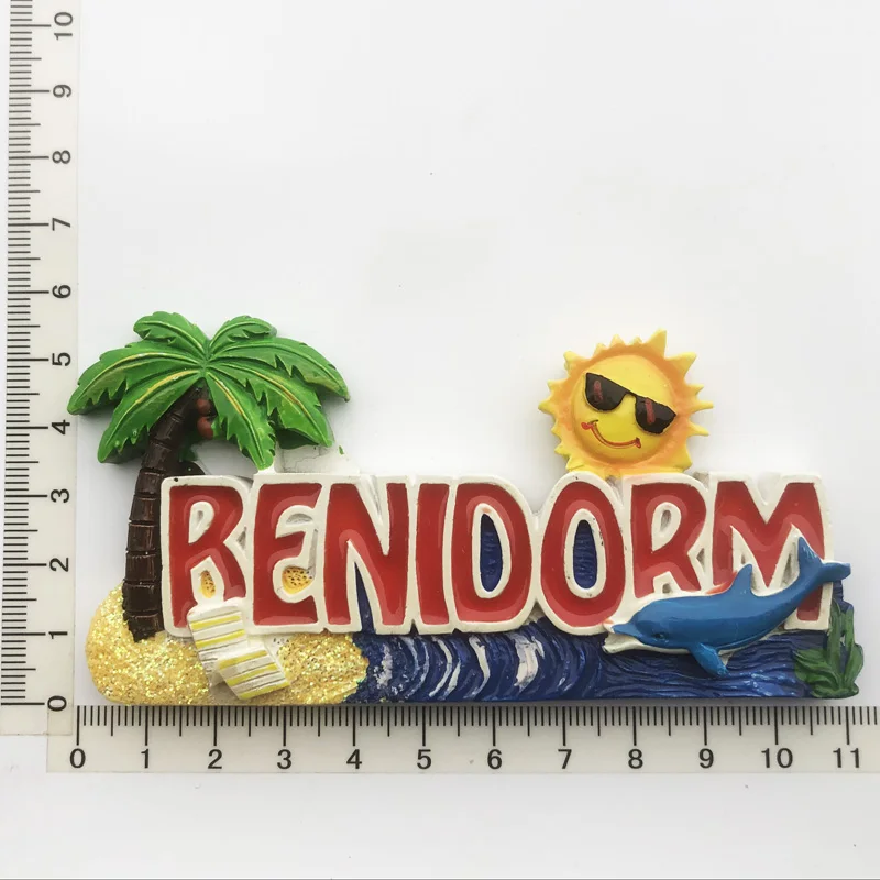 

Beach Fridge Magnet Cultural Landscape Message Stickers Tourist Souvenirs Resin Craft Decorations