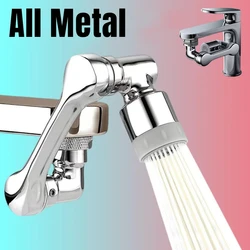 1pc Metal 1080° Universal Rotation Faucet Aerator Bubbler Nozzle Kitchen Tap Sprayer Head Adaptor Washbasin Faucet Extender