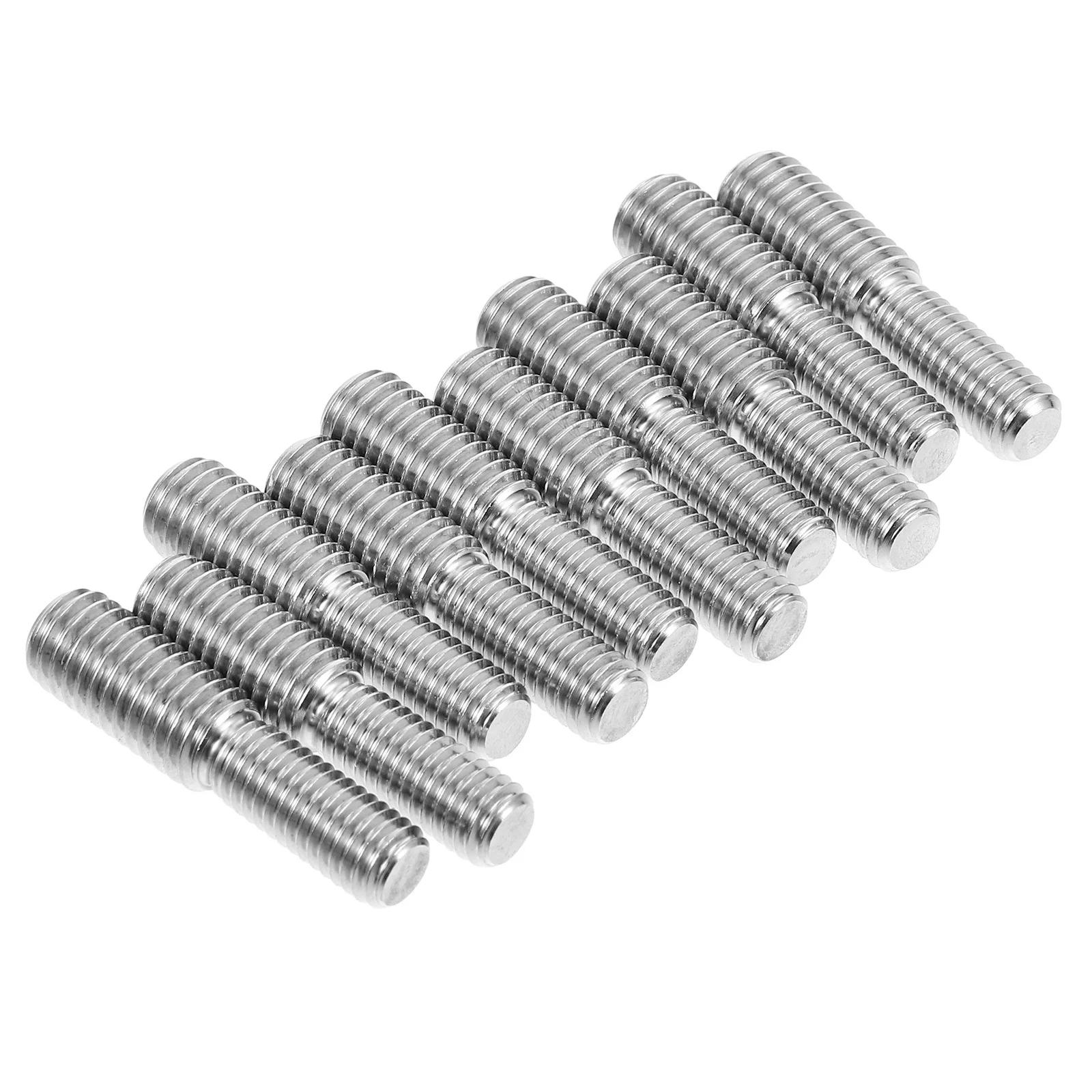 

10Pcs Stainless Steel Conversion Screw Thread Reducer Adapter M8x20 to M10x20 Furniture Fastener Hardware for DIY and Repairs