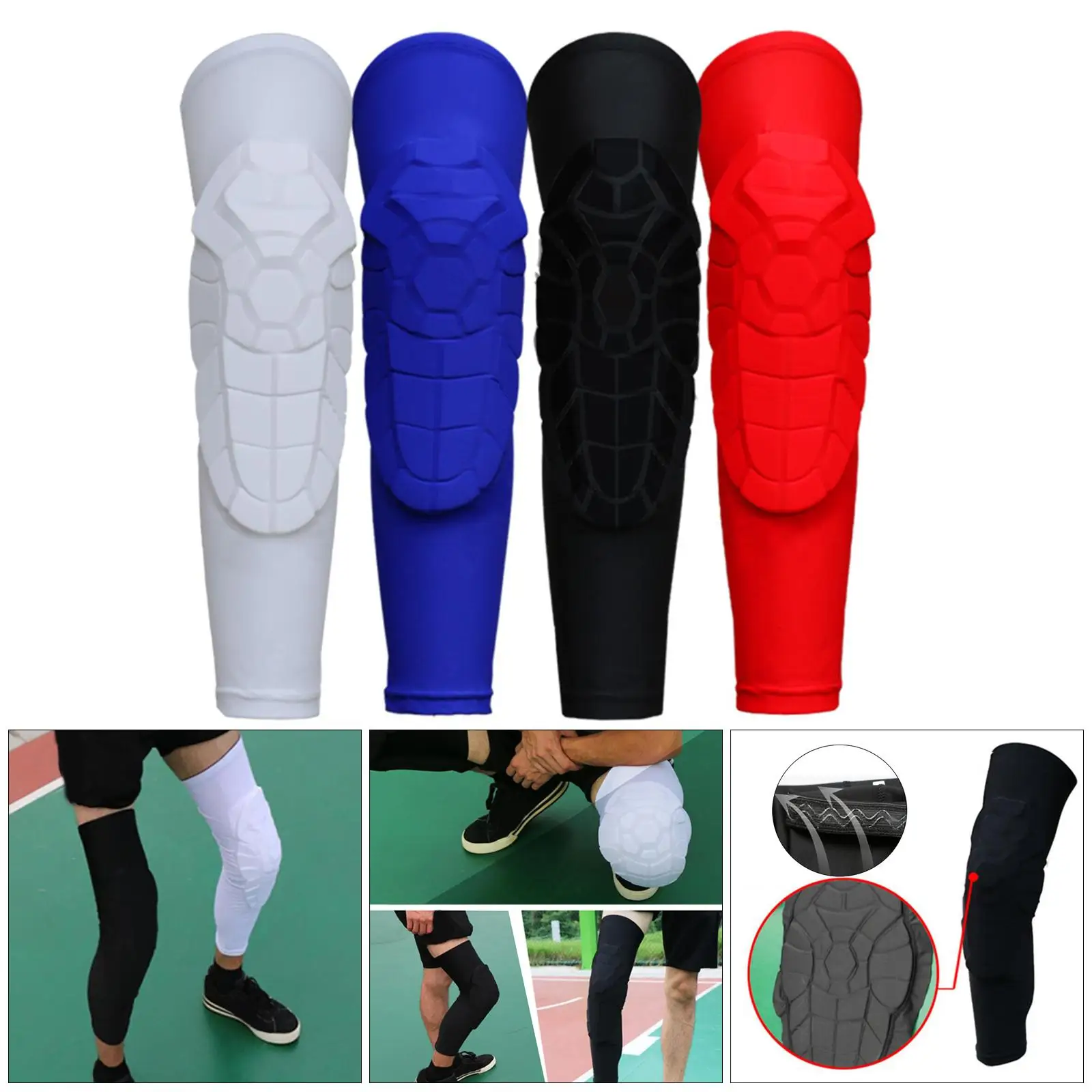 

1Pcs Skating Cycling Bike Adult Leg Sport Knee Pads Basketball