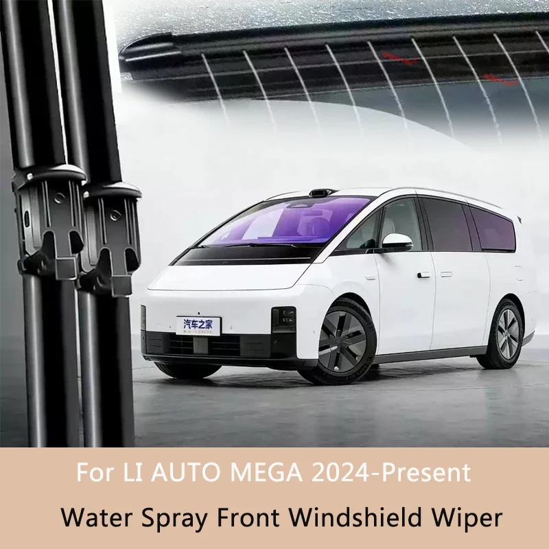 

Car Custom Wet Arm Frameless Wiper Blades Front Windshield Water Spray Cleaning Auto Accessory For LI AUTO MEGA 2024-Present