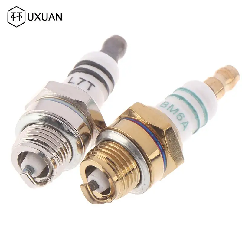 1PC BM6A Spark Plug Glow Plug BM6A Small Engine Replacemnet For 2-stroke Chainsaw Lawn Mower Strimmer