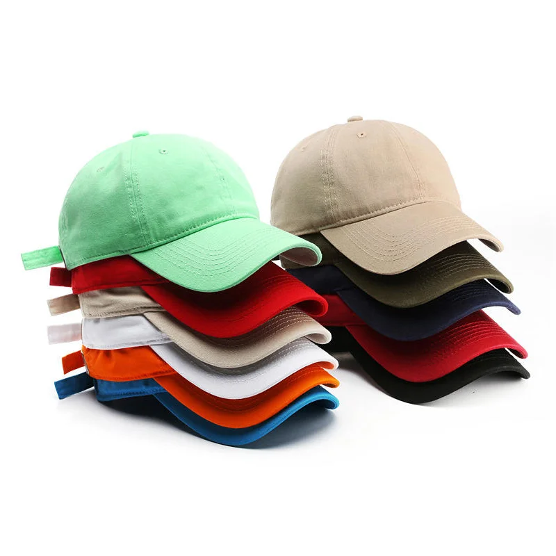 Custom DIY Text Logo 100%Cotton High Quality Soft Top Baseball Caps Print Pattern Hats Men's Women's Outdoor Sport Sunscreen Cap