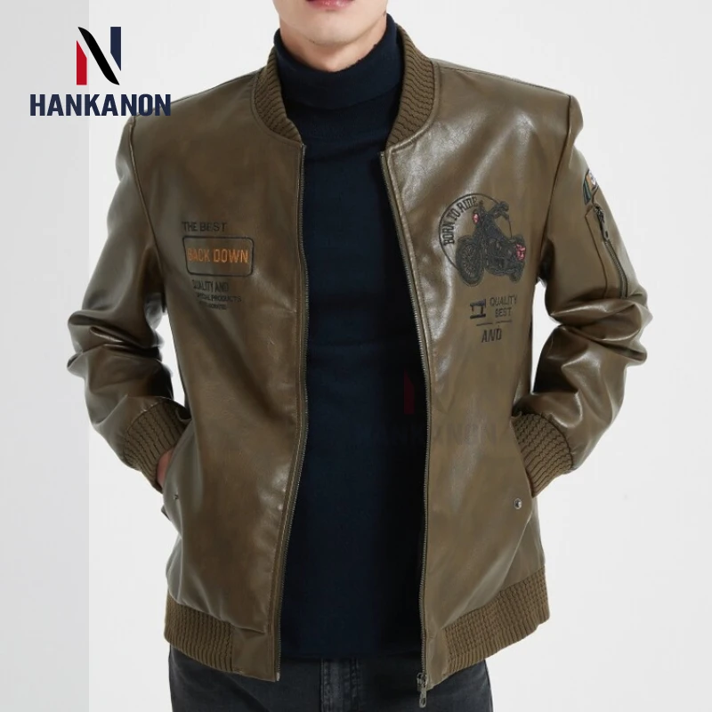 

Motorcycle Jacket , Fashion City Imitation Leather, Business Leisure Business, Motorcycle Jacket M-4XL, Handsome PU Leather Coat