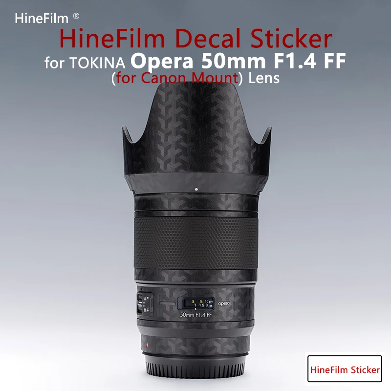 

For Tokina 50 F1.4 FF EF Mount Lens Premium Decal Skin Tokina opera 50mm F1.4 FF Lens Protector Film 50-1.4 Protective Sticker