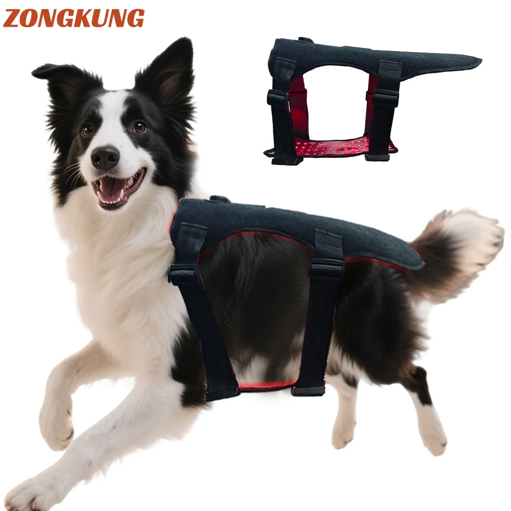 

NEW Red Light Therapy Belt for Pets, Portable Wearable Red Light Therapy for Dogs Tissue Repair, Joint & Back Pain with 168LEDs