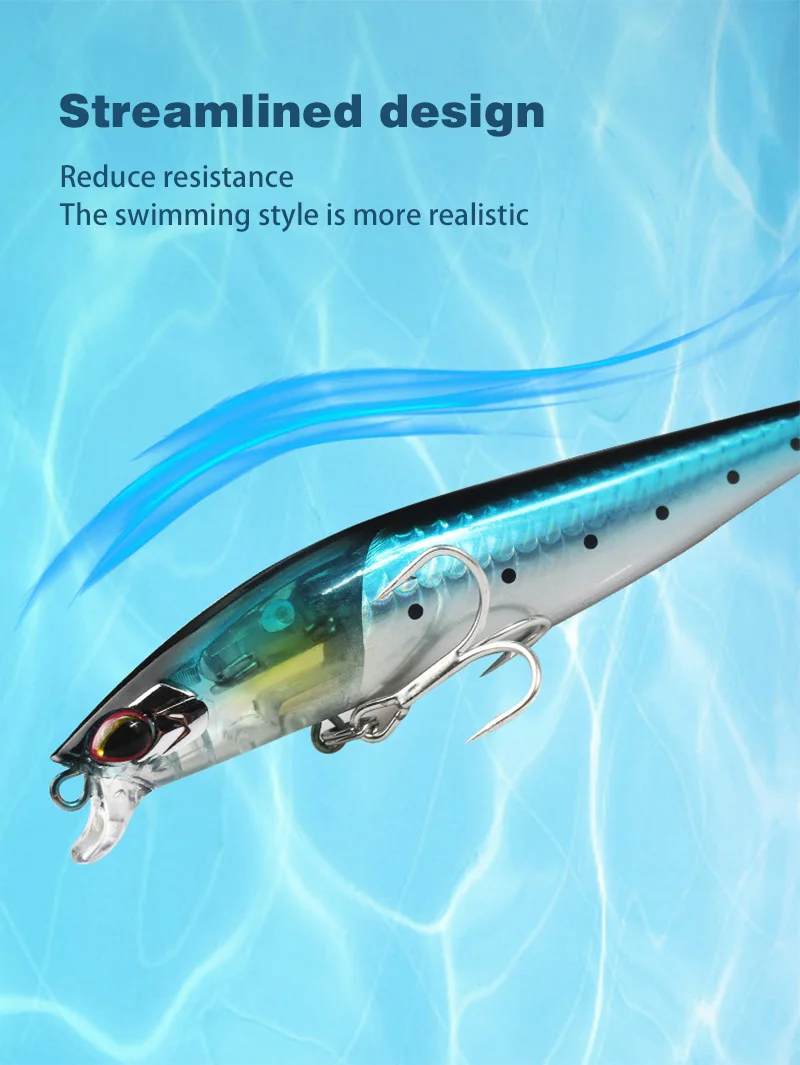 TAKEDO 14G 20G Meer Angeln Lockt Minnow Angeln Köder Wobbers FlashBoost Künstliche Köder Crankbait Forelle Bass Köder ruck Köder – Detail 6