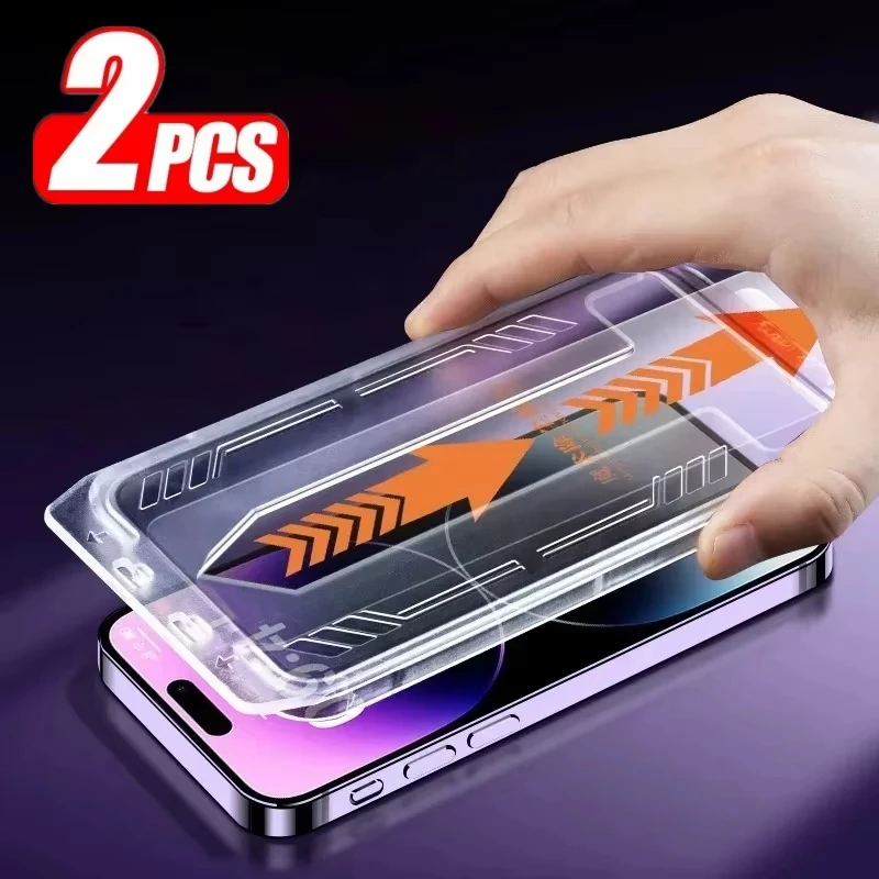 

2-1PCS Privacy Dust-Proof Installation Screen Protector For Samsung S25 S24 S23 S22 Ultra FE A56 A36 A16 A15 A06 A54 HD Glass