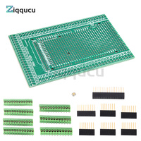 Compatible With MEGA2560/ R3 Double-side PCB Prototype Screw Terminal Block Shield Board Kit For Arduino Mega 2560 / R3