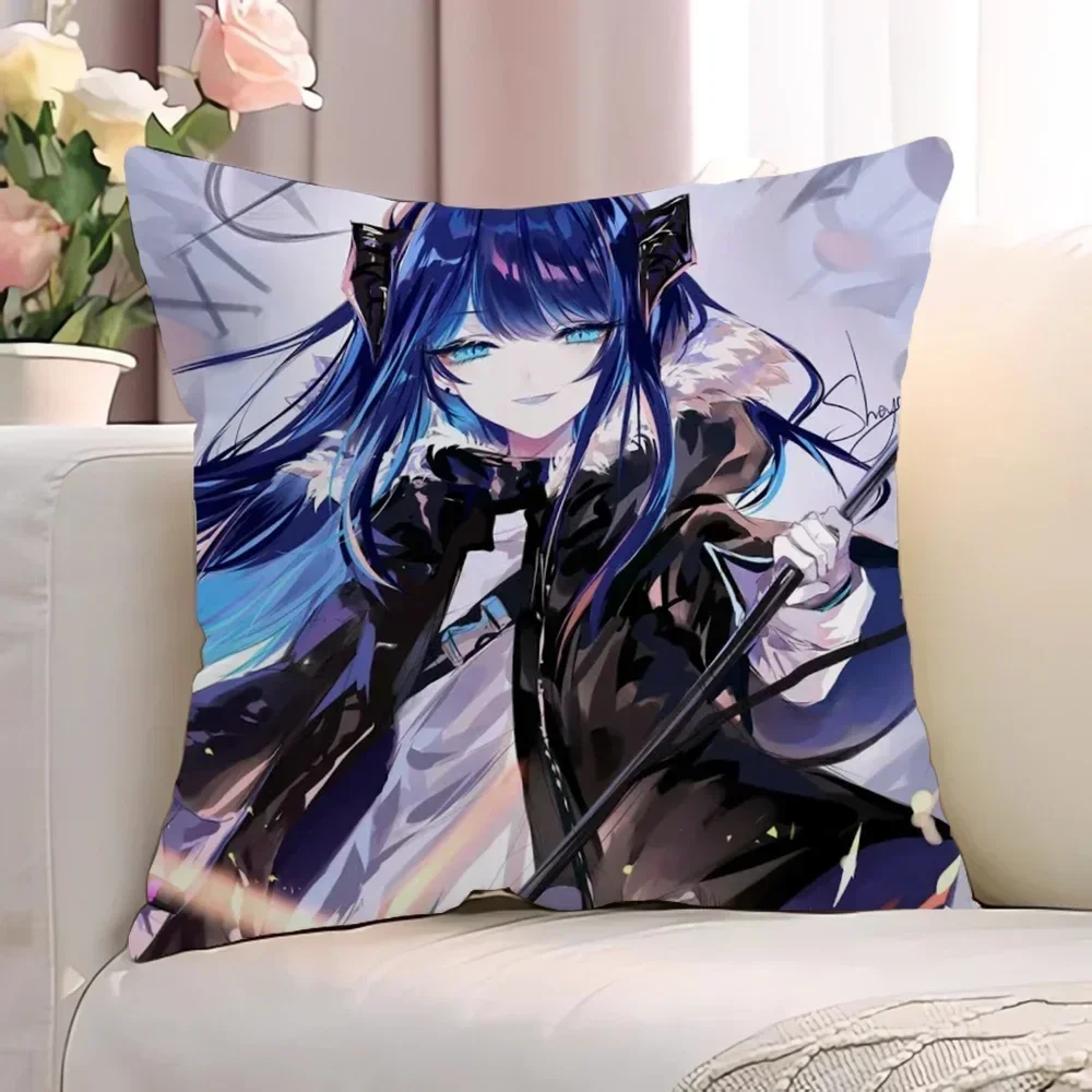 B-Blue Archive Lounge Chairs Body Pillow Cover 45x45 Duplex Printing Covers for Bed Pillows Chair Cushion Decorative Pillowcase