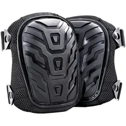 Professional Knee Pads for Work with Secure Double Straps & Regulable Clips Would Industrial Heavy Duty Tactical Gardening