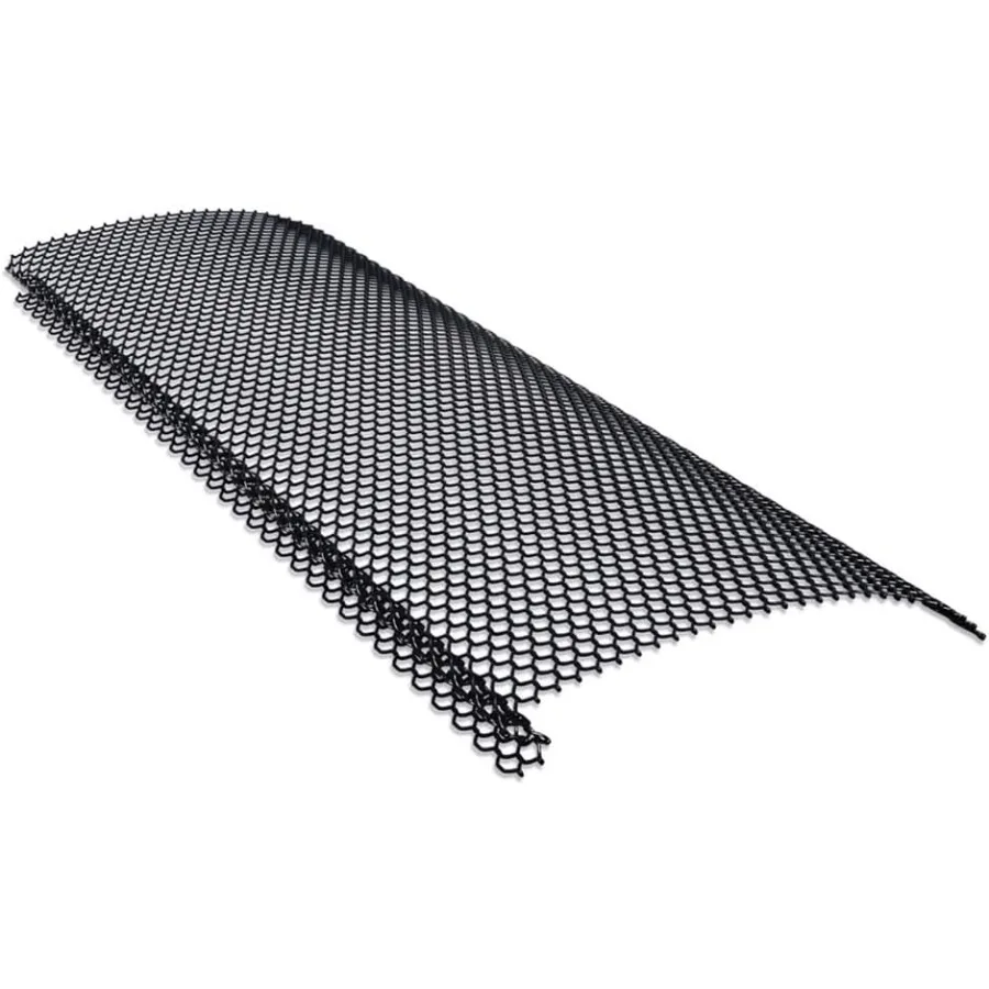 25pack Small Hole Gutter Guard 5 Inch Black Durable Aluminum Heavy Duty Rain Protection for Home Exterior