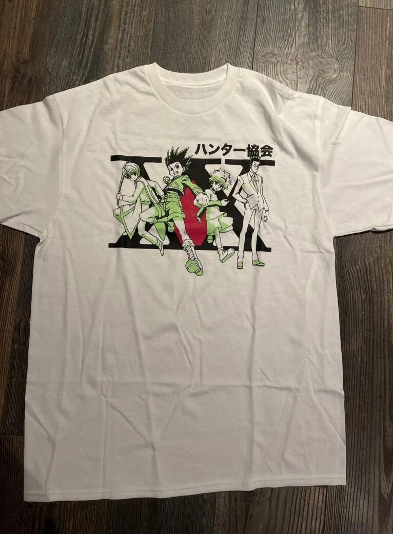 2025Anime Hunter X Hunter T-Shirt Herren Baumwolle Kurzarm T-Shirt Freizeitkleidung Vintage Harajuku Damen Unisex Übergroße Tops