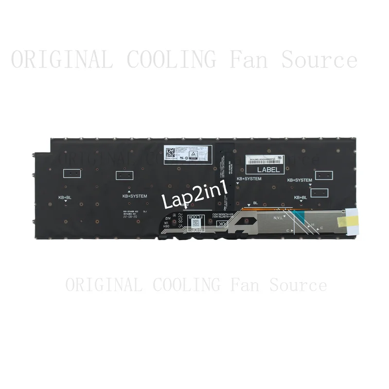 R+  New For Dell Latitude 3520 3530 Series UK Laptop Backlit Keyboard no Frame