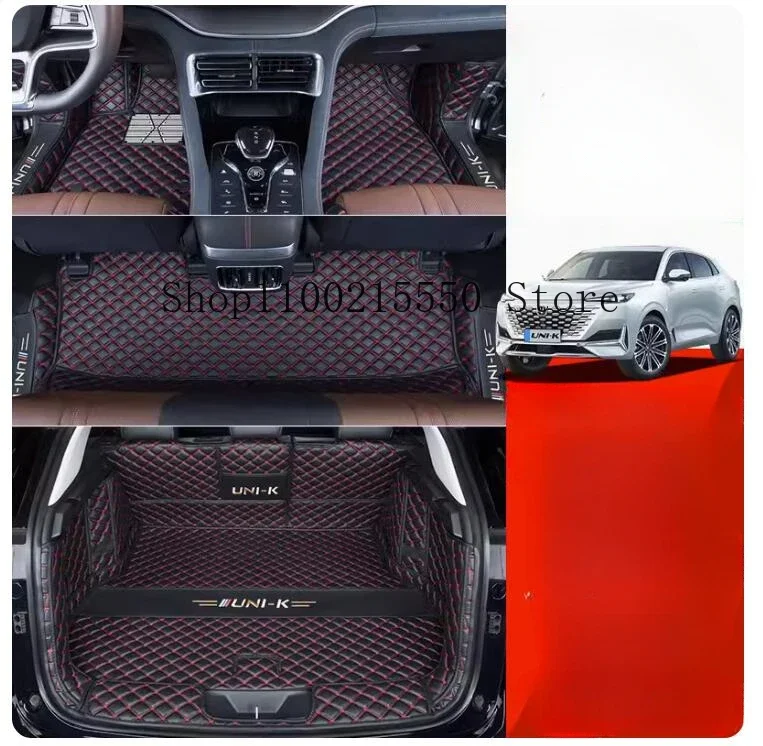 

For Changan Uni-K Unik 2021 2022 2023 Car Floor Mats Autoor Accessories Rugs COVILES PEDALS Car trunk All Surrounded Rear