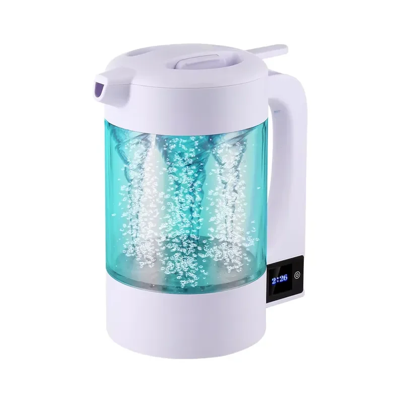 2025 new hydrogen-rich kettle 1.8 liters battery-powered plastic desktop home SPE PEM technology portable