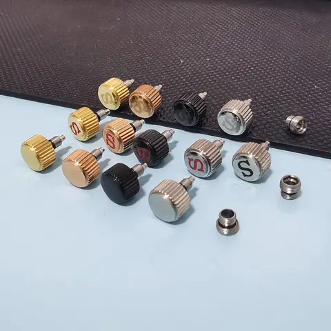 Mod Silver Svart Guld SKX007 Polerad Klockkrona För Seiko 5-serien SKX009 SRPD NH35 NH36 7S26 Rörelse Dykarklocka 6 best sales Seiko 5 delar - №6