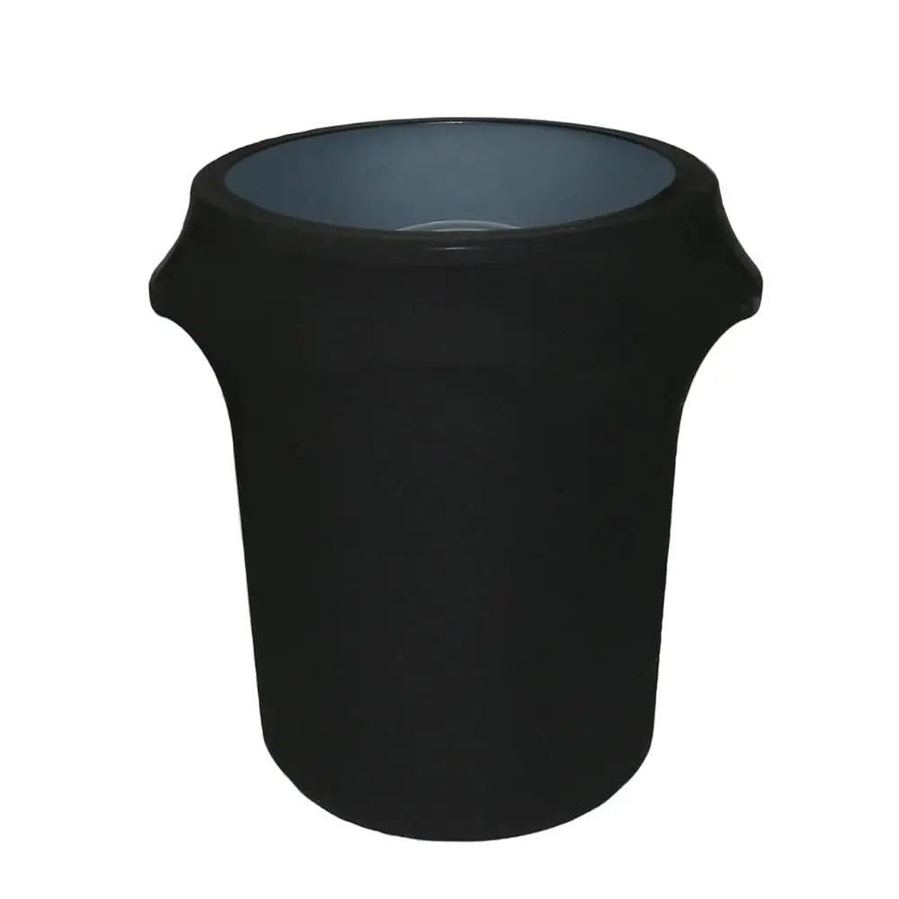 

- 32 Gallon Stretch Spandex Fitted Trash Can/Waste Container Cover - Black (Cover ONLY, Trash CAN NOT Included)