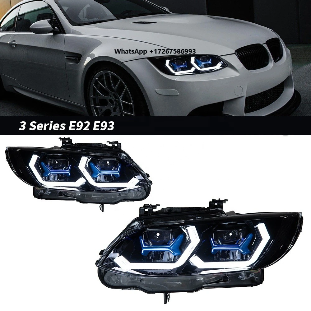 Custom Color E92/E93 Adaptive LED Car Headlight for  M3 / 2011 2007 2008 E92 E93 Pre LCI Sedan Coupe Front Headlights