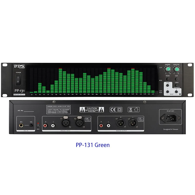 BDS PP-131 Green Audio Spectrum Analyzer Display For Music Spectrum Indicator VU Meter 31 Band