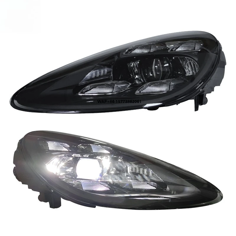 

2 Pieces for 958 958.1 2011 2014 Car Accessories Headlight Upgrade 2023 Head Lamp Light LED Headlight Front Lamp