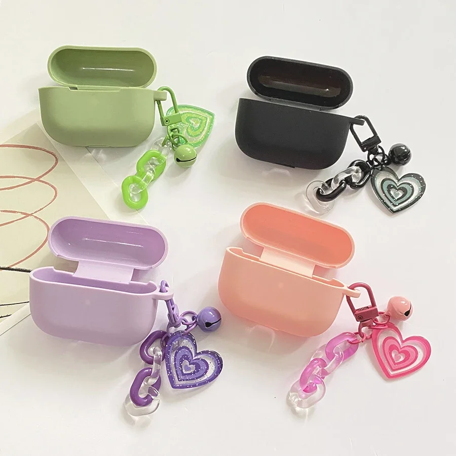 Чехол для Redmi Buds 5C, модный ремешок с подвеской в виде цветка/милый медведь, силиконовый чехол для наушников, чехол Redmi Buds5C