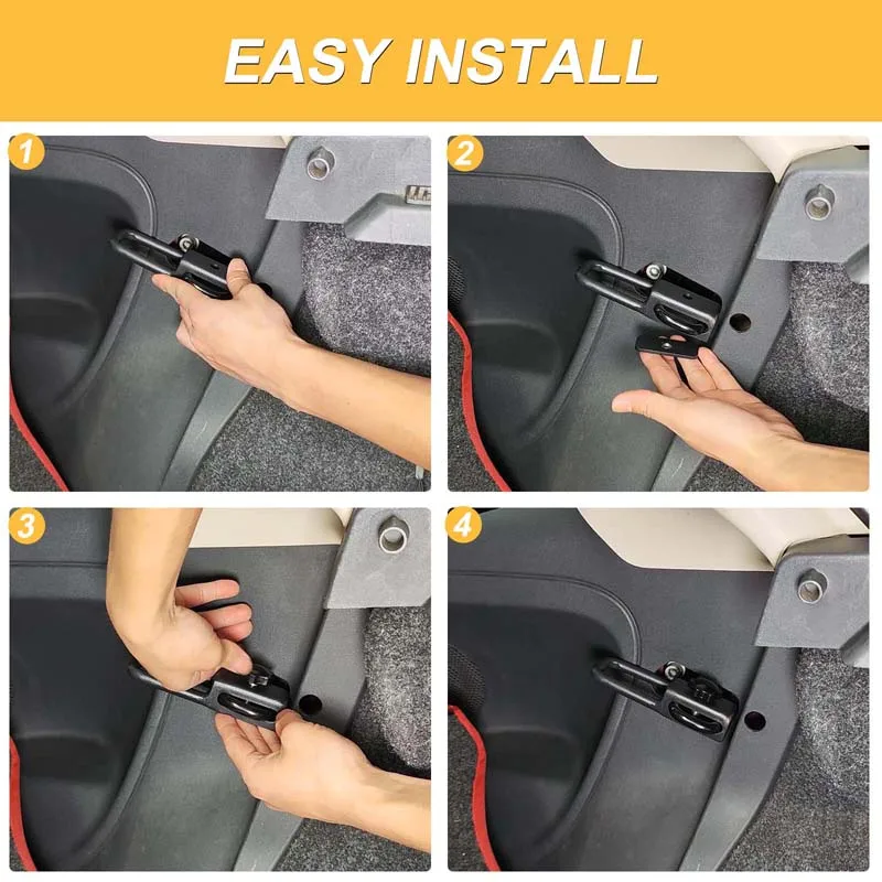 Aluminum Alloy Car Rear Seat Increase Height Backrest Angle Adjustment Bracket For Fiat 500 2007-2015 Modification Accessories