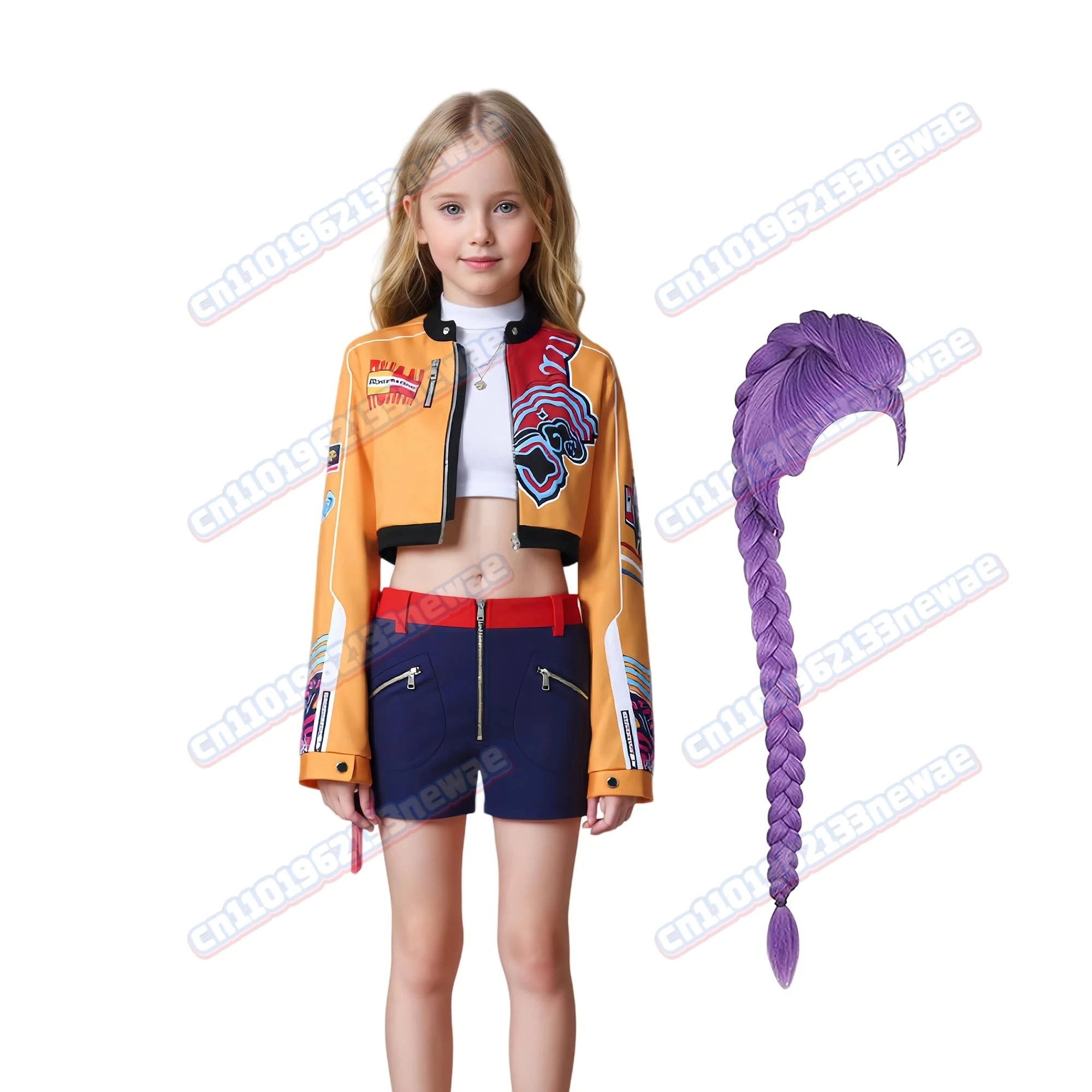 

NEW Kids Kpop Demon Hunters Rumi Zoey Mira Cosplay Huntrix Costume For Girls Clothes Group Idol Roleplay Halloween Carnival Suit