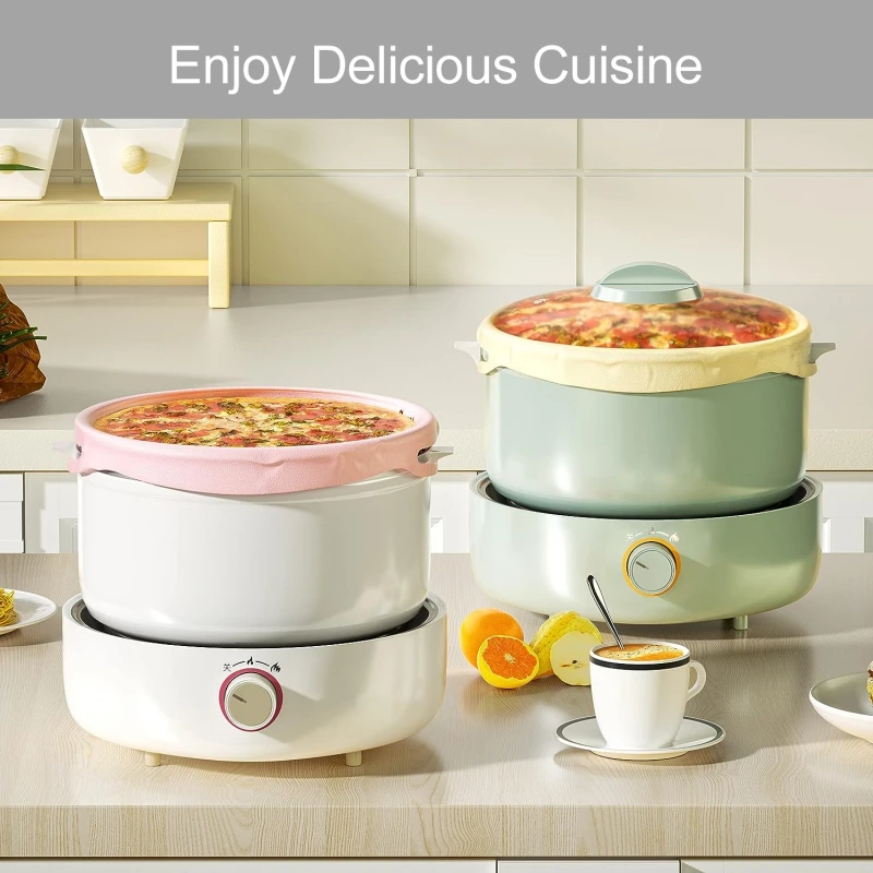 Doublure de mijoteuse pour casseroles en silicone, sacs de cuisson réutilisables, non ald, étanche, résistant à la chaleur, fournitures de cuisine, 8QT, 1PC