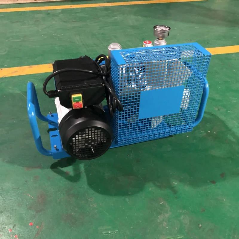

New Manual Stop 100L Four-Cylinder 4500psi/300Bar 220V/380V Water Sports Coral Reef Expedition Portable Cheap air Compressor