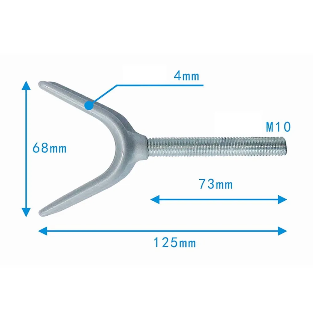 Gate Kit Y-vormige huisdierveiligheidsleuning met borgbout Moer Hek Schroeven Poortbouten Schroeven/bouten