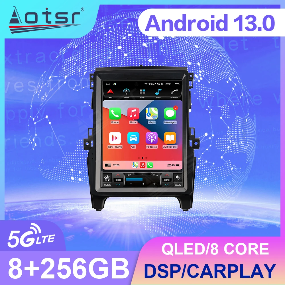 

12.1“ T-Style Screen Car Radio For Ford Everest 2016 2017 2018 2019 2020 Multimedia wireless Carplay DVD GPS Navigation