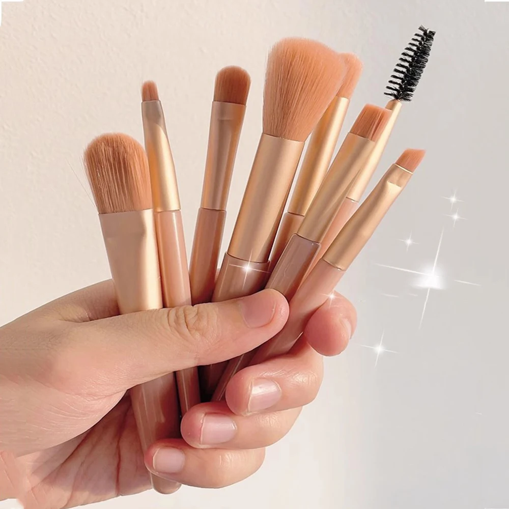 8 ピース/セットプロフェッショナルメイクブラシセットアイシャドウファンデーションコンシーラーブレンド化粧ブラシファンデーション美容メイクツール