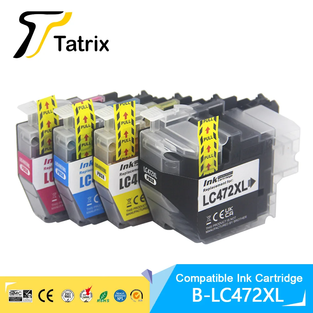 tinteiro compativel com tatrix lc472xl 472xl lc472 para impressora brother mfc j2340dw mfc j3540dw mfc j3940dw 01