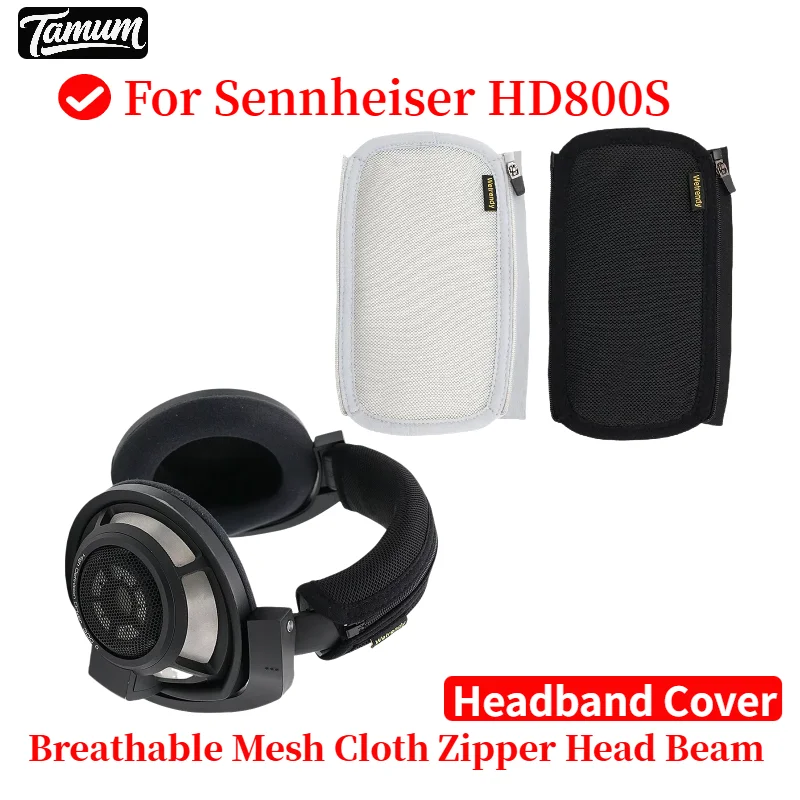 

Comfortable Headband Cushion Replacement For Sennheiser HD800S Headphones Head Beam Sleeve Cover