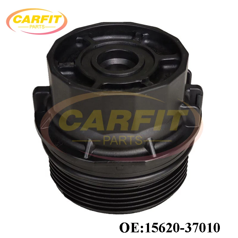 High Quality OEM 15620-37010 1562037010 Oil Filter Housing Cap Assembly For Toyota Corolla Matrix Prius V CT200h 1.8L Auto Parts