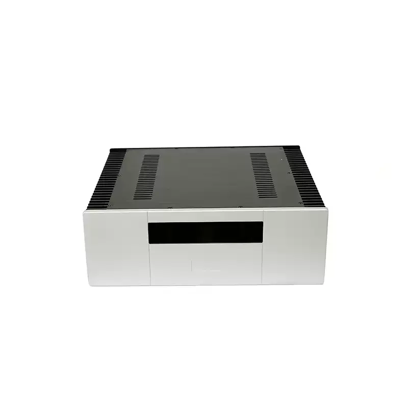 HZ 430*150*313/363/413mm Aluminium Power Amplifier Chassis Enclosure with Heat Sink Diy Amp Case Shell