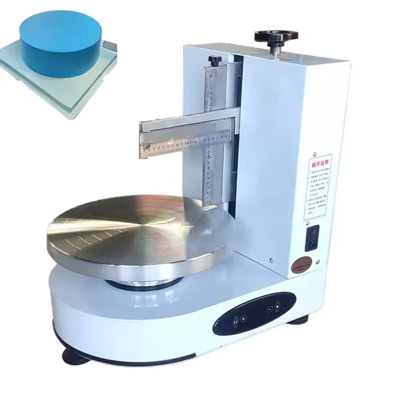 Automatic Desktop Cake Frosting Machine for Round Birthday Cakes Ice Cream Coating Device Kitchen Baking Tool Helper Round