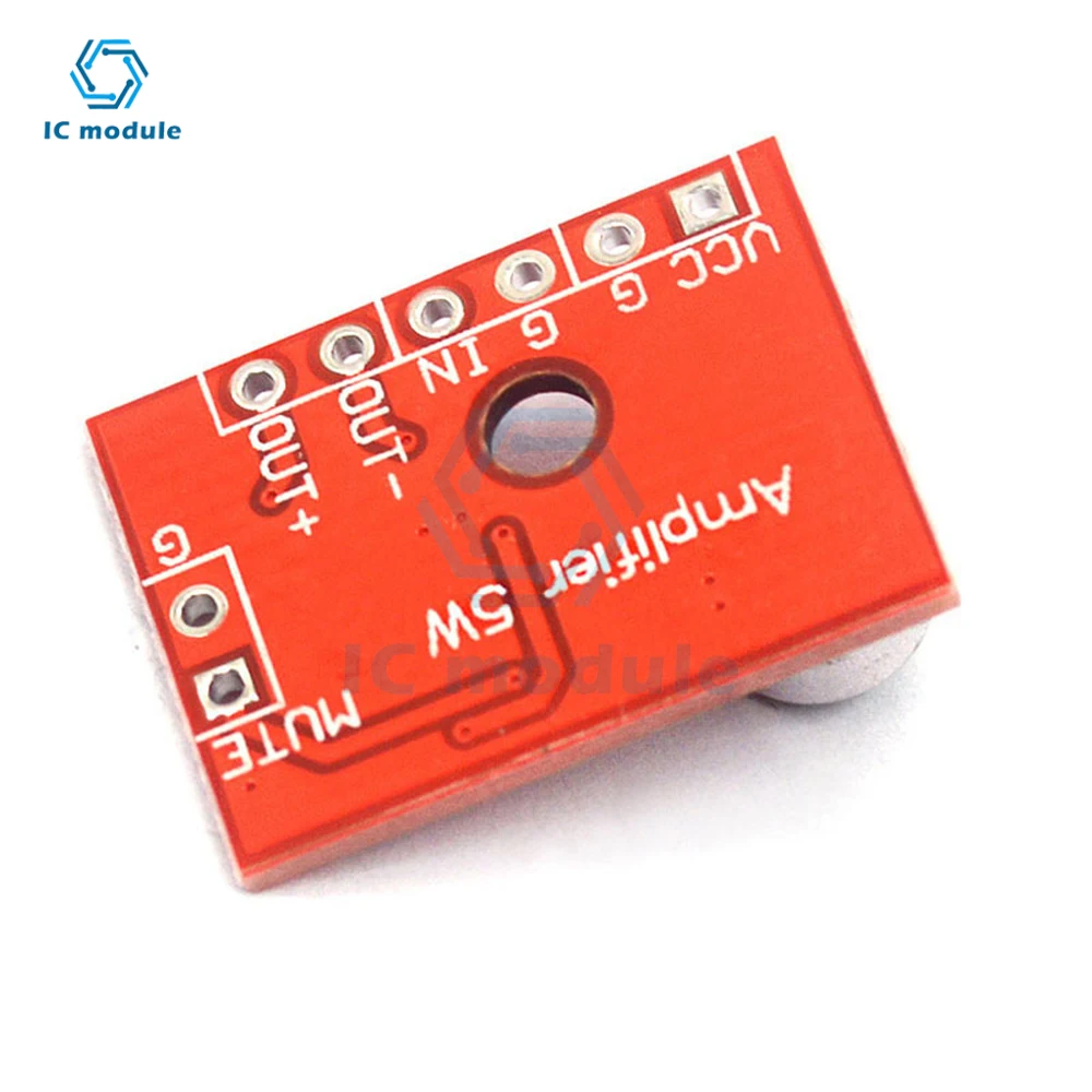 Xs9871 Mini Class Ab Module Digitale Eindversterker Board DC2.5V-5V Mono 5W Audio Eindversterker Module Met Pin