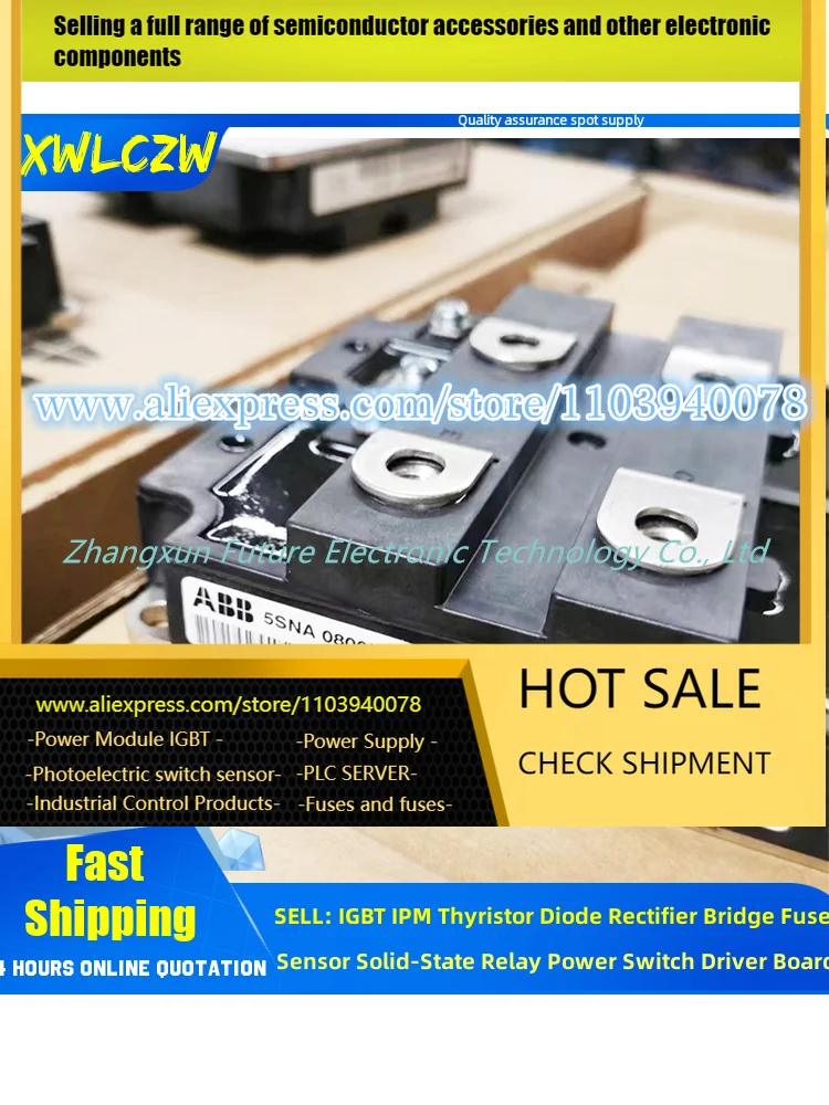 

5SNA0800N330100 5SNA 1800E170100 5SNA 2400E170100 5SNA 1200E250100 IGBT