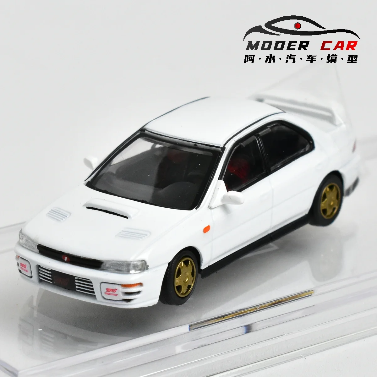 BM 1:64 Impreza WRX STi 1 1994 Hobby gegoten modelauto voor volwassenen