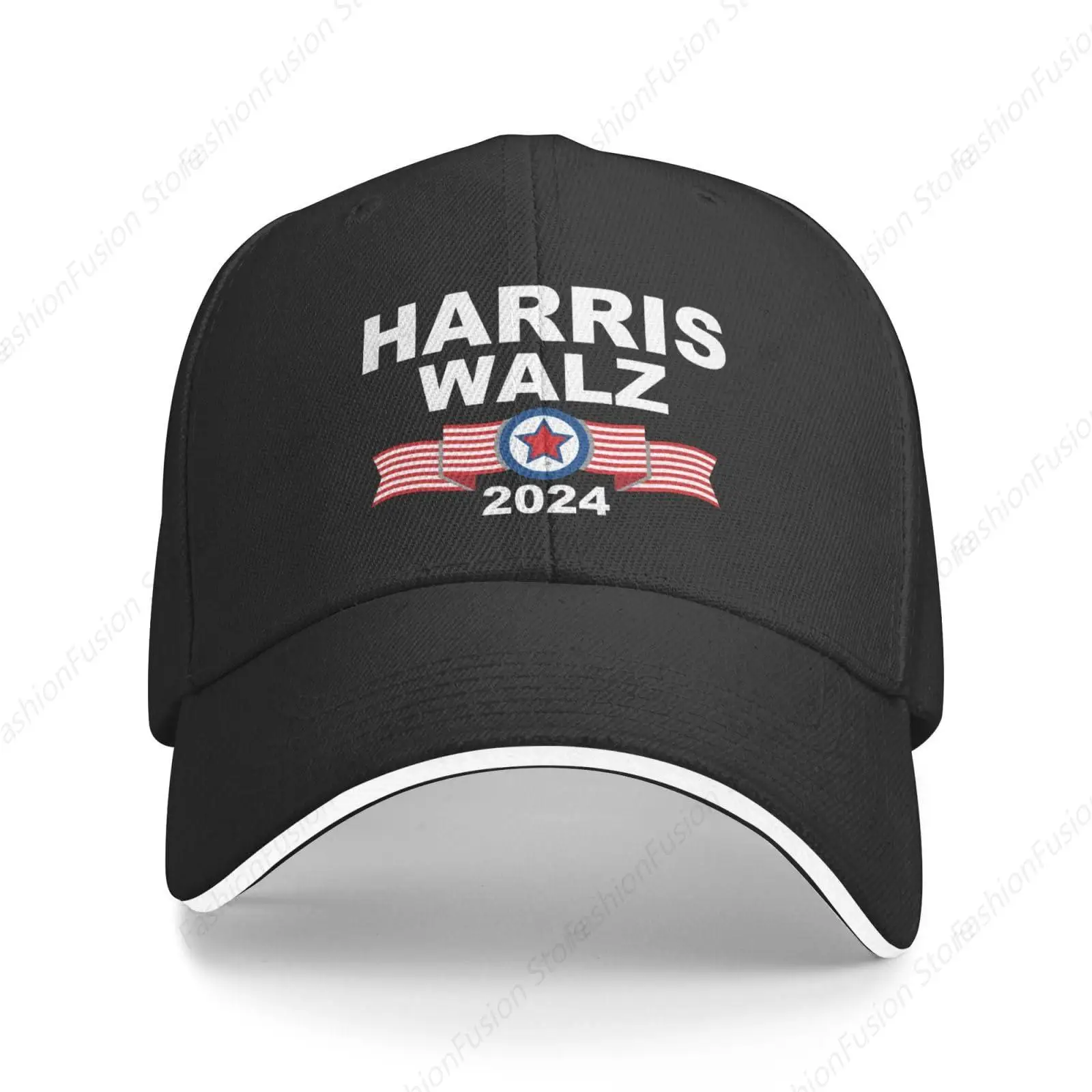 Kamala Harris 2024 Baseball Cap Harris-Waltz 2024 Trucker Hat Men Women Casquette Hats Adjustable Ball Dad Caps for Casual Daily