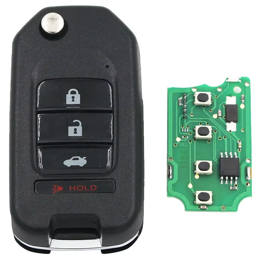3PCS Keydiy KD B10 Universal Remote Key 2/3/4 Buttons B Series Car Remote for Honda Style KD900 KD900+ KD-X2 URG200 Mini