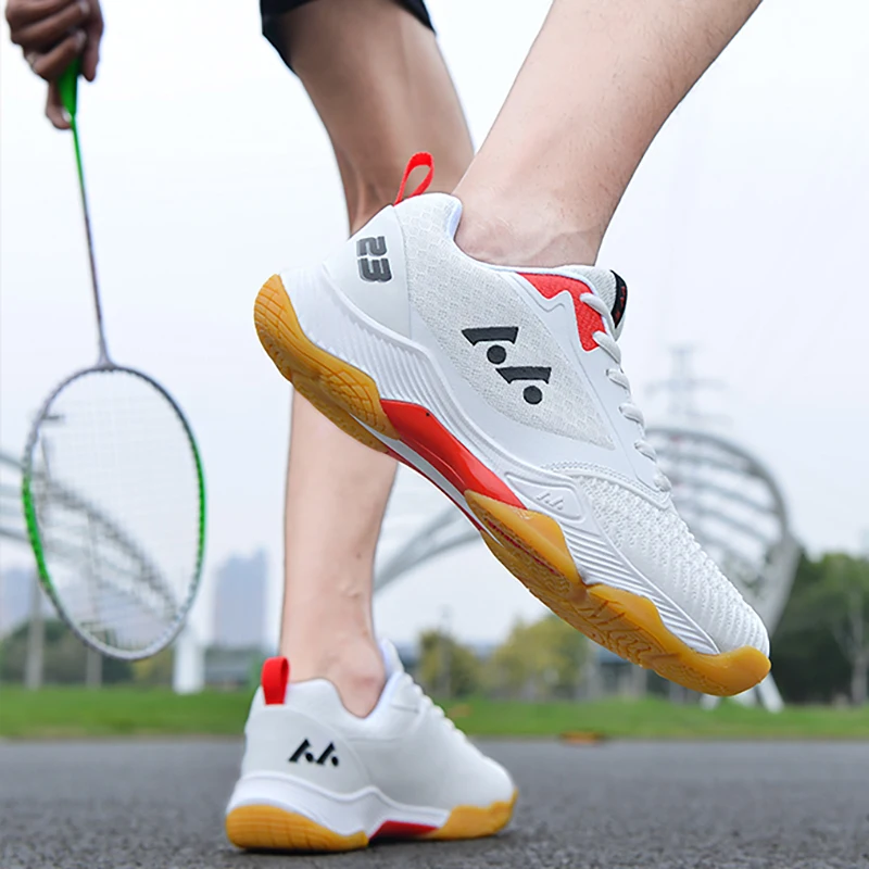 Professional Badminton Men Shoes Couple Gym Walking Sneakers Men Volleyball Shoes Mesh Breathable Sport Tennis Shoes Size 36-46