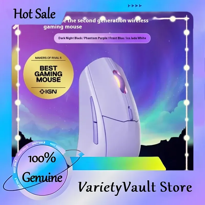 

Steelseries Rival 3 Gen2 Wired/Wireless Gaming Mouse with Truemove Air Sensor 2.4g 3-Mode Mouse for FPS Games And Office Use