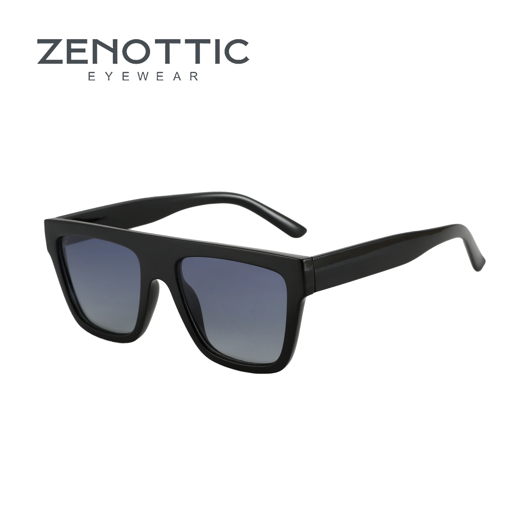 ZENOTTIC Retro Square Polarized Sunglasses Women Men Acetate Sunnies Small 90s Style Vintage Shades Sun Glasses