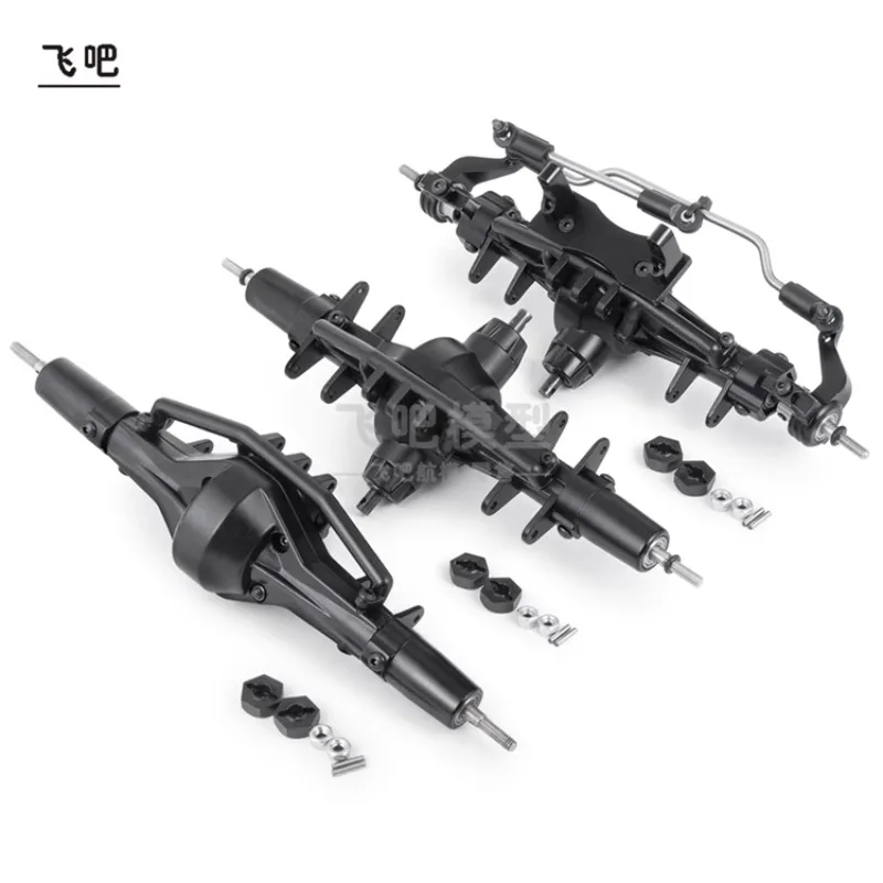 

Metal Front and Rear Axle Assembly for 1/10 RC Crawler Car AXIAL SCX10 III AX103007 Jeep Chevrolet TF2 DIY Accessaries