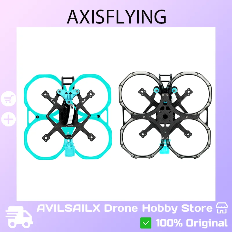 

AxisFlying Cineon C35 Cinewhoop Frame: Supports DJI O3 Air Unit for FPV & Freestyle Drones